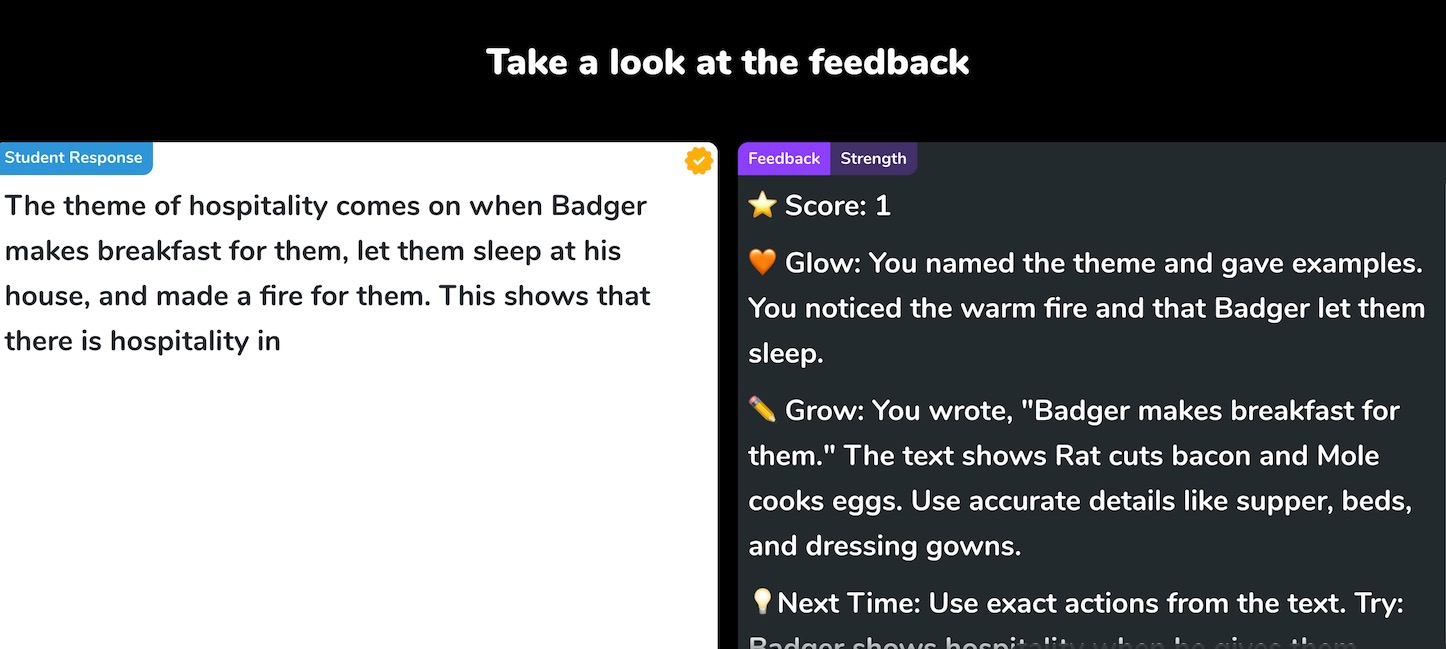 Curipod lesson aligned to the Bluebonnet pacing guide, showing timed activities and embedded scaffolds.